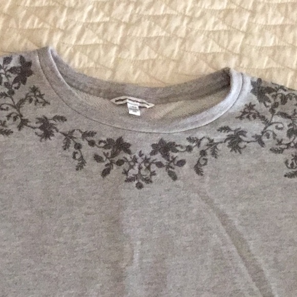 ‘Come walk with me!” American Eagle Outfitters Sweatshirt. EUC, Size L, Gray - Picture 2 of 6